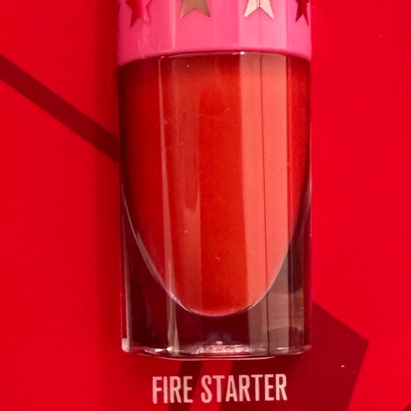 RARE NEW Mini Jeffree Star Liquid Lipstick - Fire Starter - Picture 2 of 6